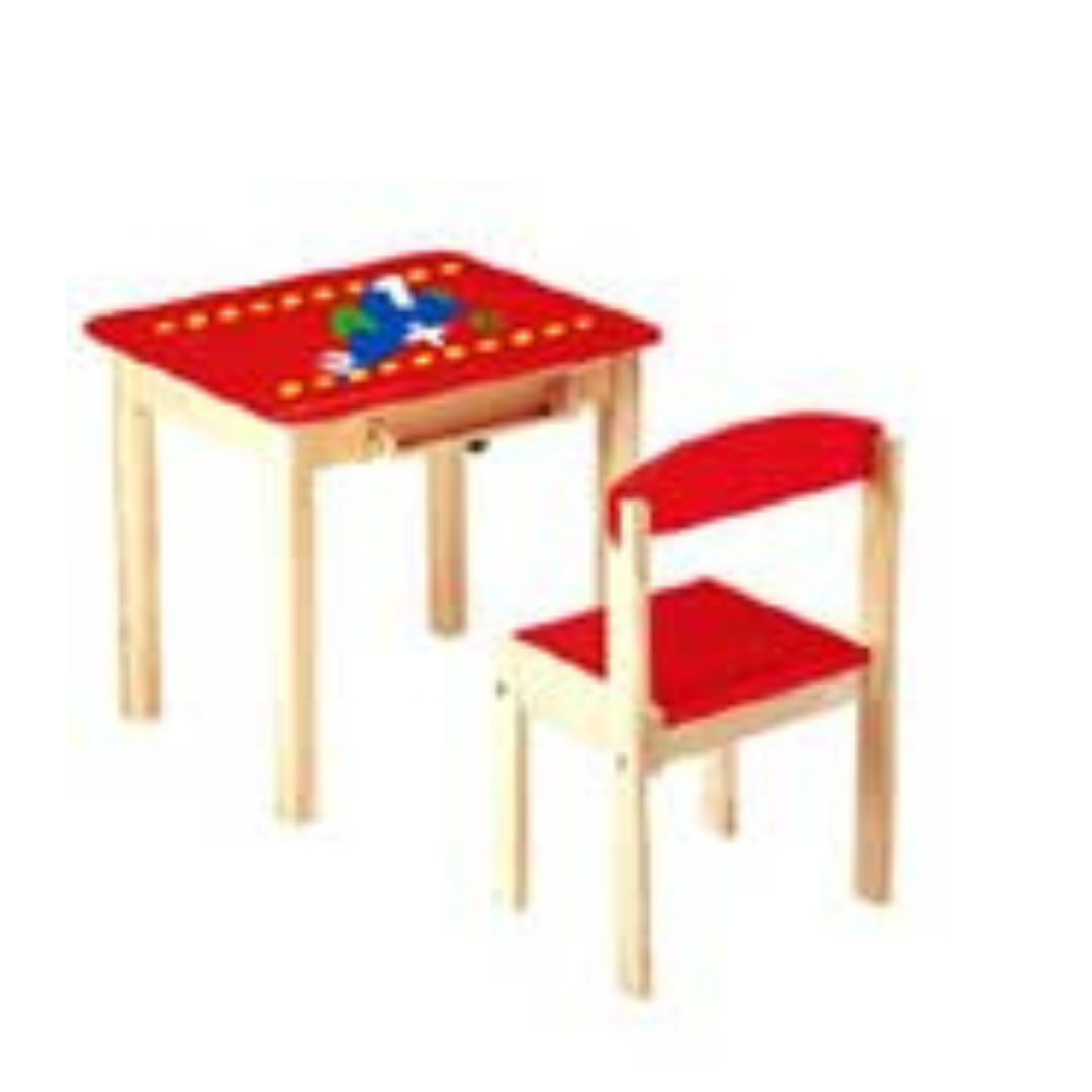 Steel Frame with Solid Wood Shelves